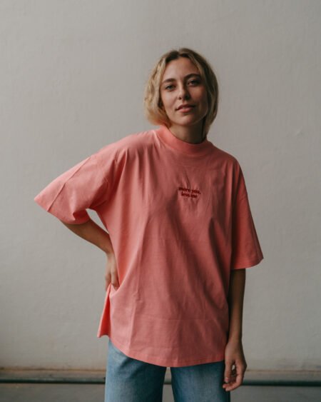 MORE YOU, LESS ME | unisex tričko ružové