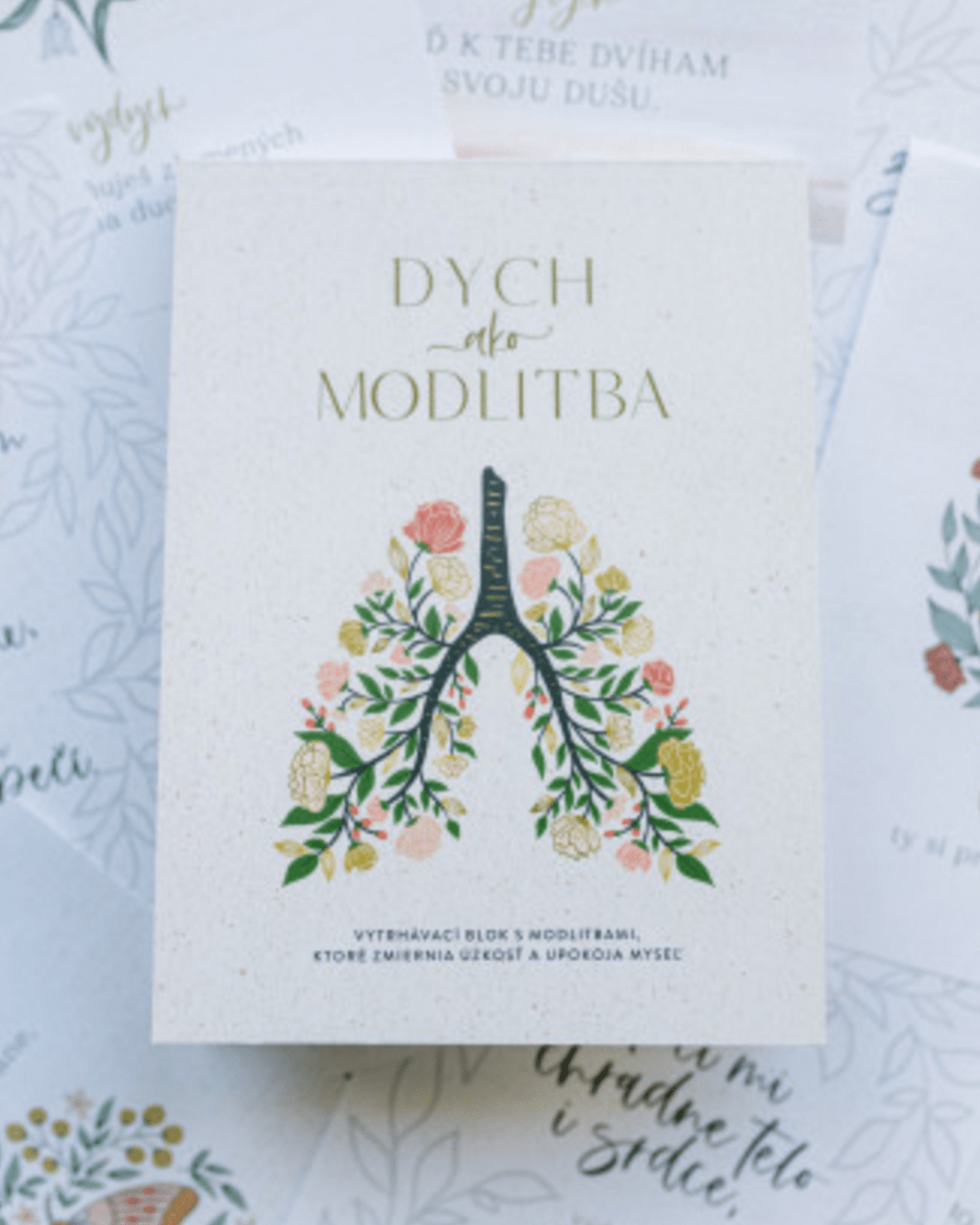 Dych ako modlitba - vytrhávací blok s modlitbami