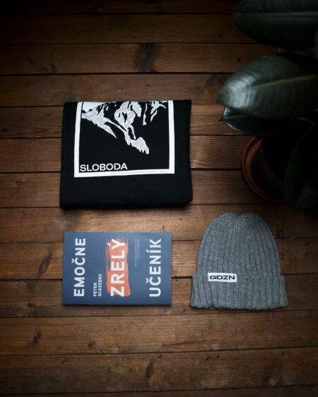 🎄Vianočný set pre MUŽA - mikina, čiapka a kniha Emočne zrelý učeník