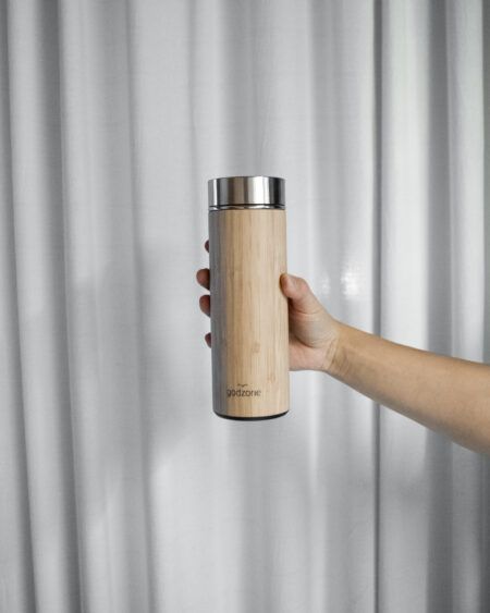 GODZONE termoska bambusová – 400 ml