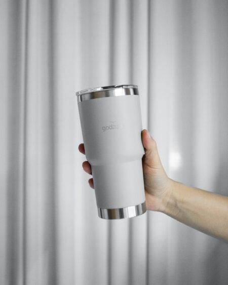 Nerezový pohár GODZONE ŠEDÝ – 590 ml